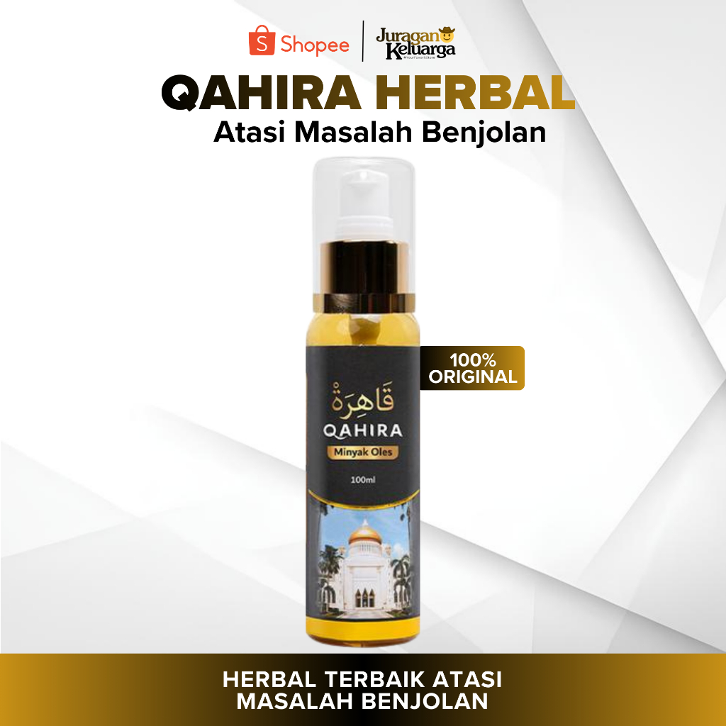 MINYAK OLES QAHIRA Asli Original Obat Herbal Atasi Benjolan Di Tubuh Terbukti Paling Ampuh