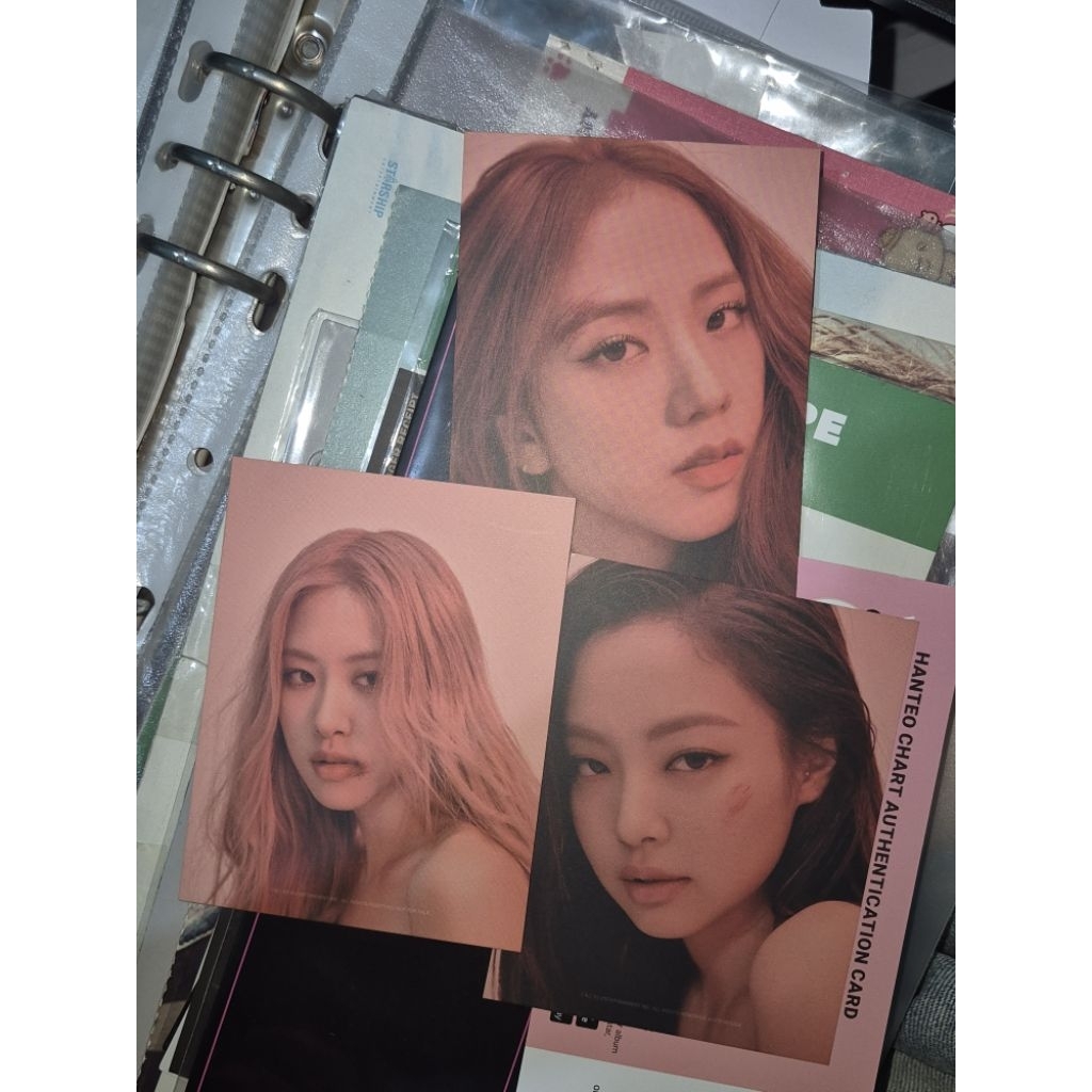 blackpink kill this love KTL postcard jisoo jennie rose