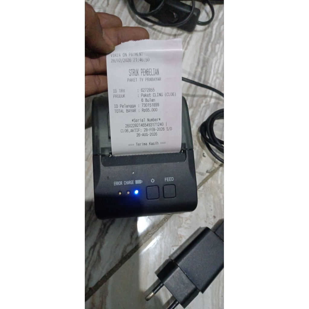 Printer Bluetooth, Pencetak Struk, ZJiang