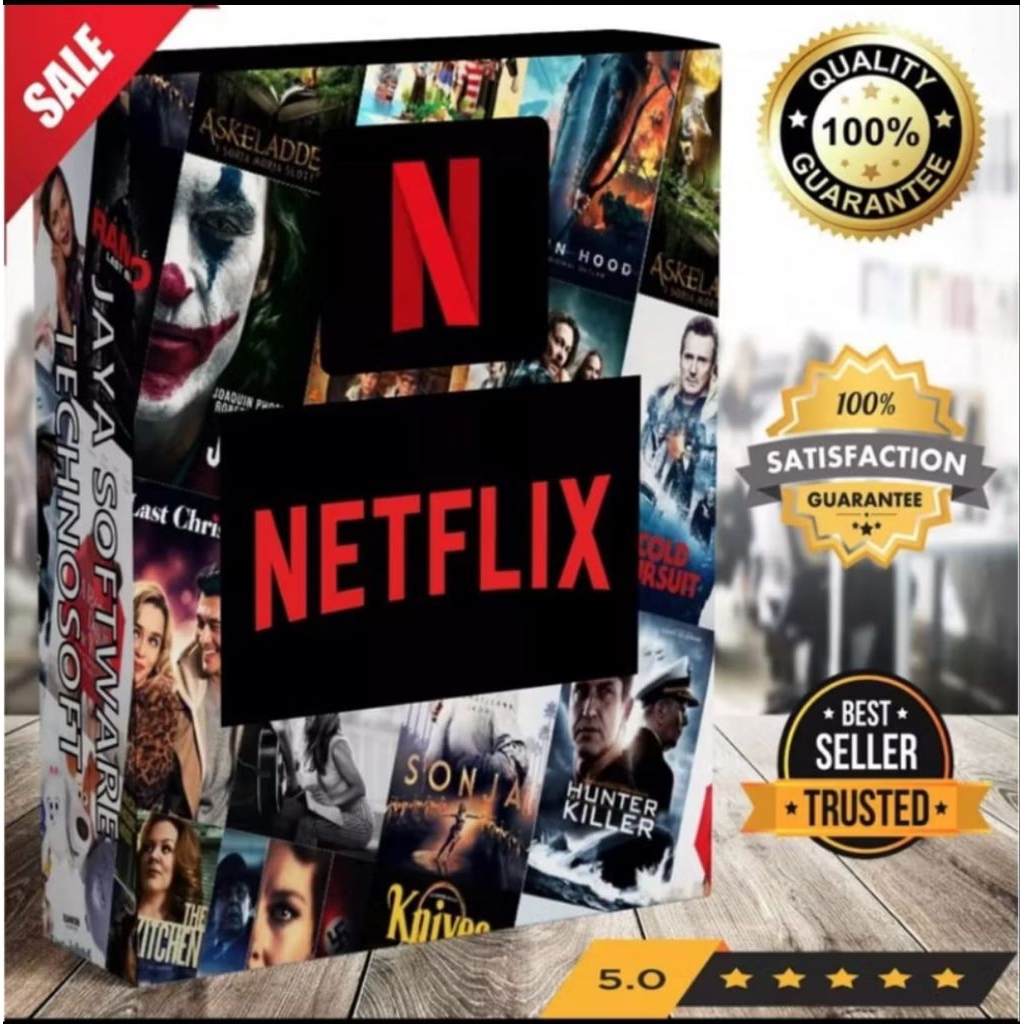 NETFLIXX TERMURAH PRIVAT/SEMI PRIVAT 1/2/3 BULAN BEST SELLER NETFLIX