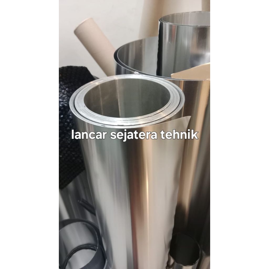 plat seng aluminium 0.2mm x 50mm