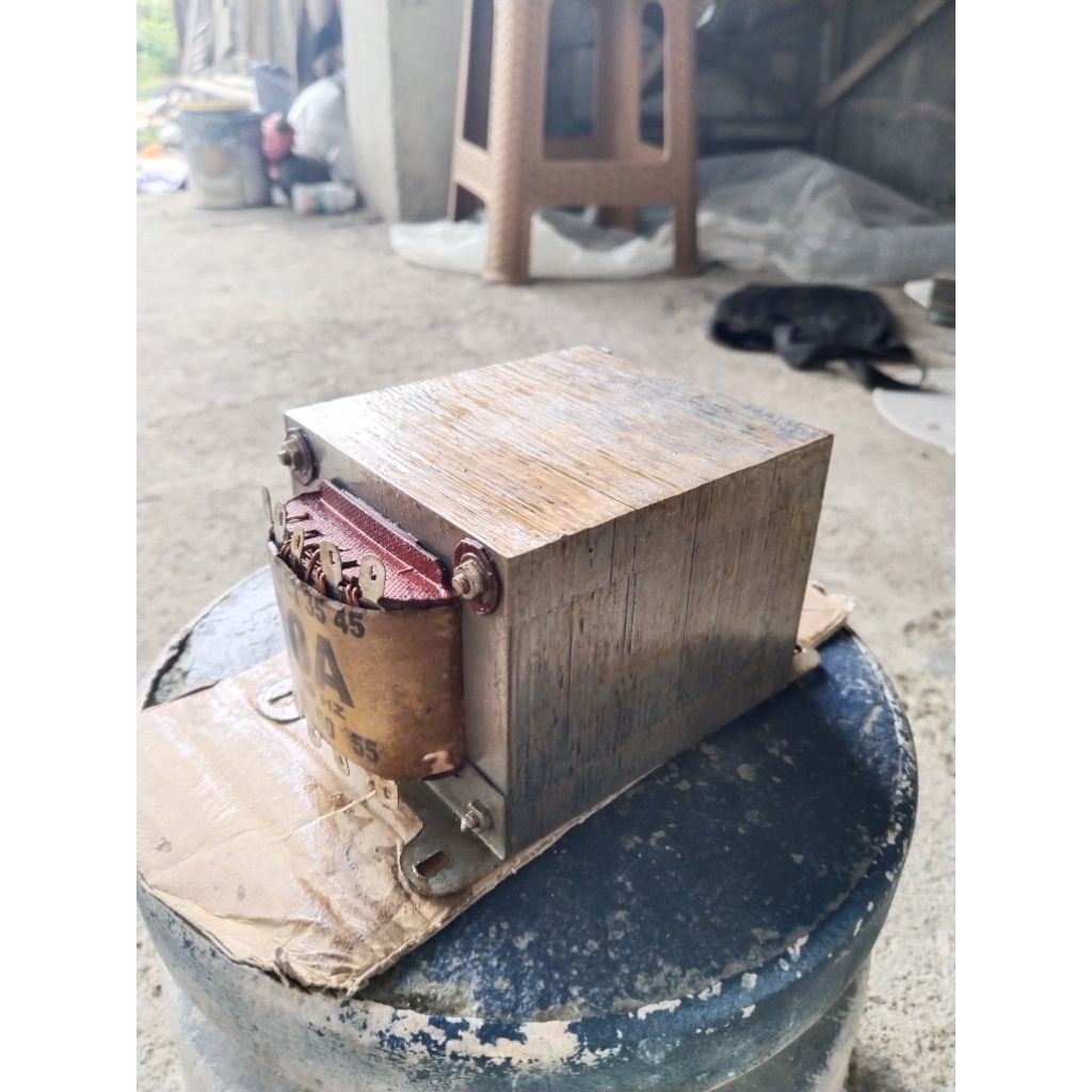 trafo 10a ct 55 tebal kern 10,5cm modifikasi