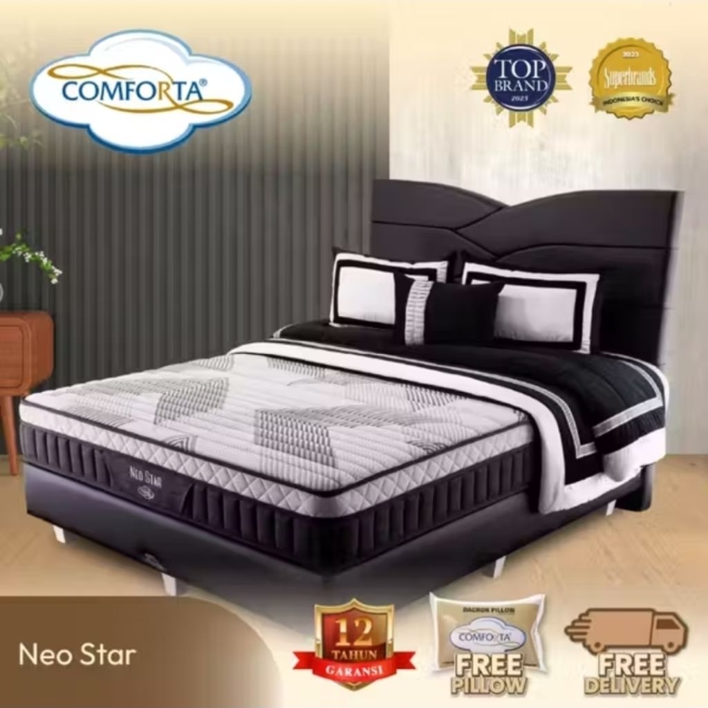 [COMFORTA_BANJARMASIN] PROMO SET SPRING BED COMFORTA NEO STAR FULLSET[TEBAL 28CM)