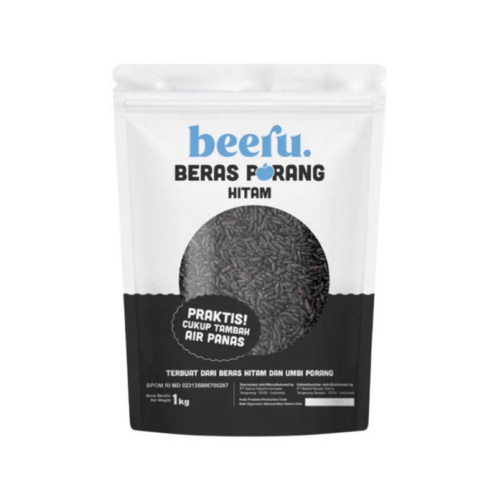 Beeru Beras Porang Hitam Pouch 1kg
