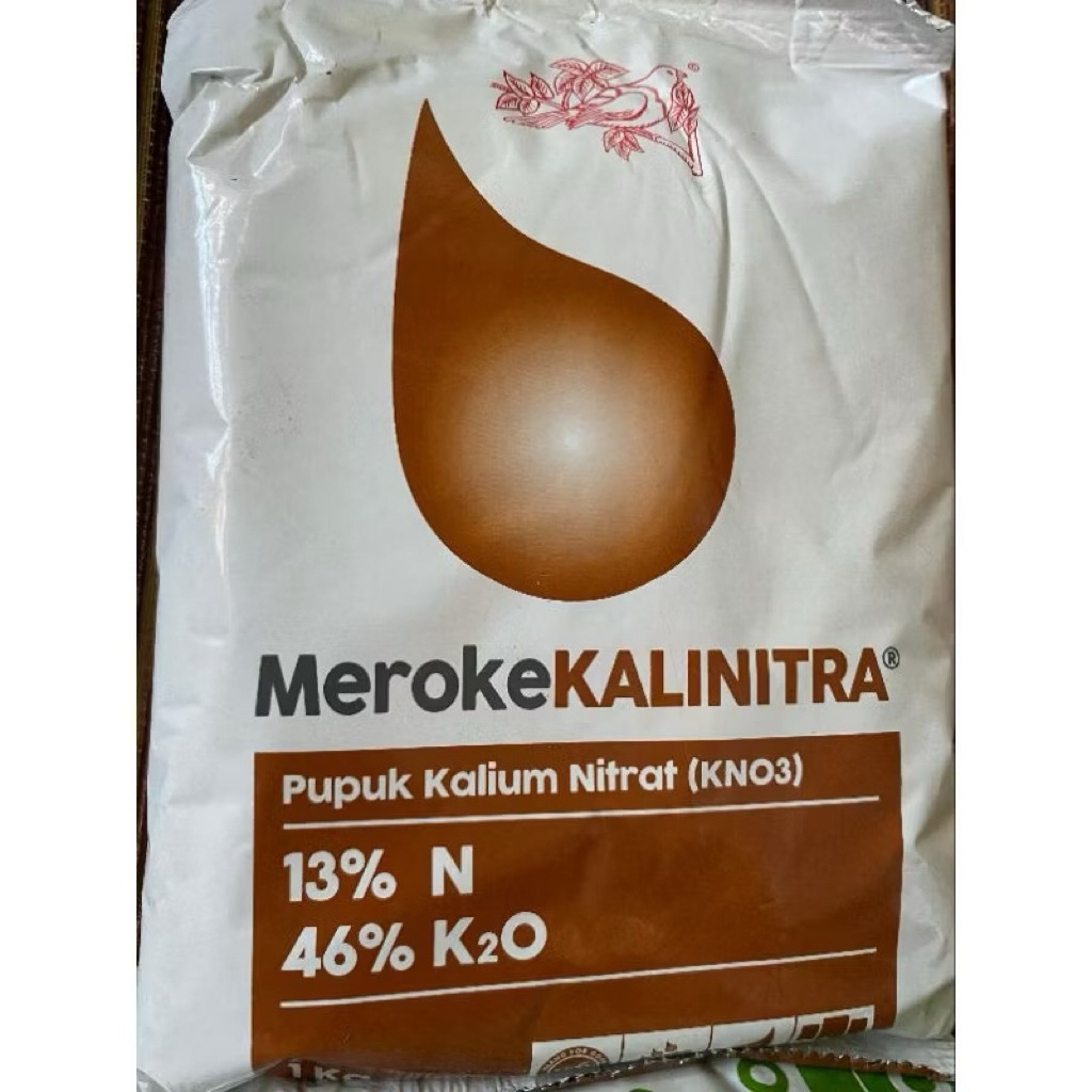 Pupuk meroke kalinitra(kno3 putih) kemasan pabrik 1kg