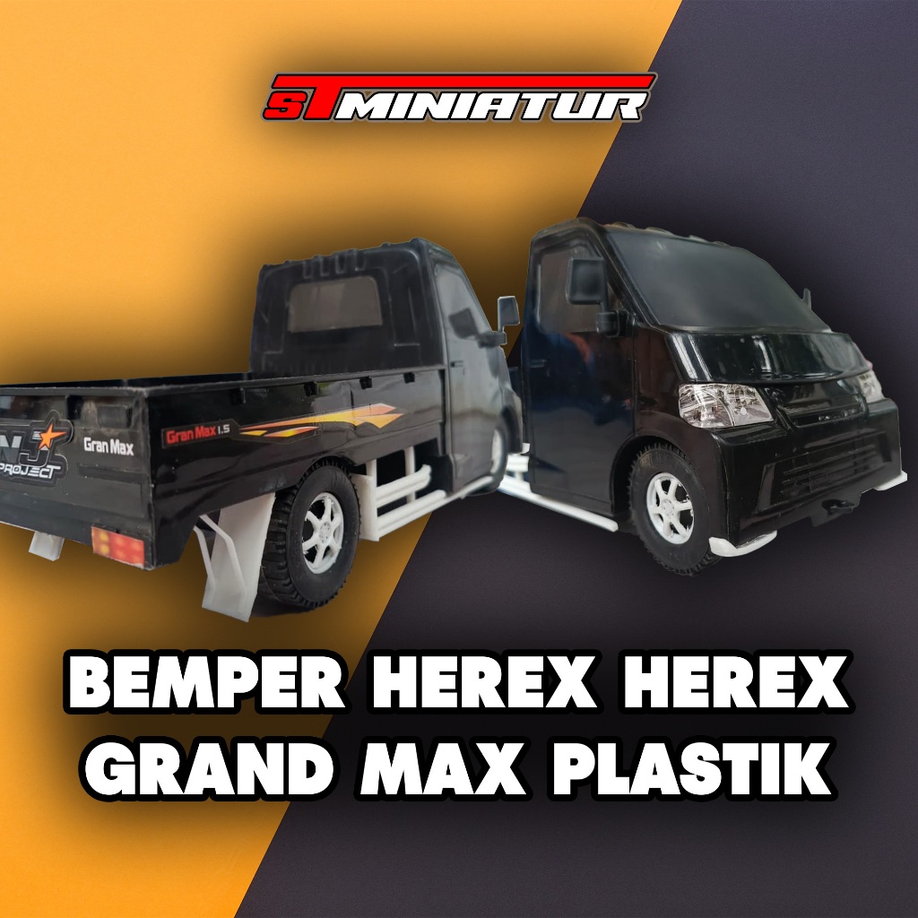 Pengaman samping herex miniatur grand max plastik gratis lips bemper depan