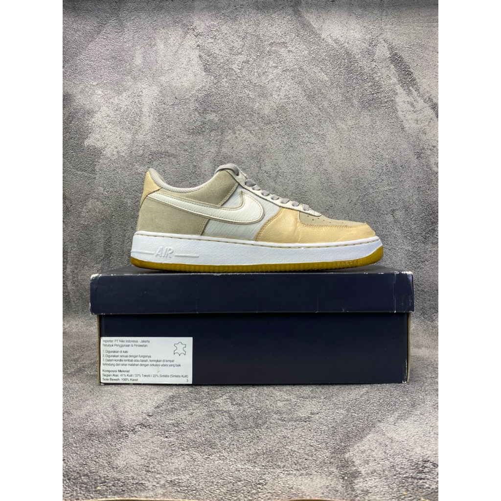 Sepatu Second Original Box AF1 Low ‘07 LV8 ‘Desert Ore Ivory’  Size 43