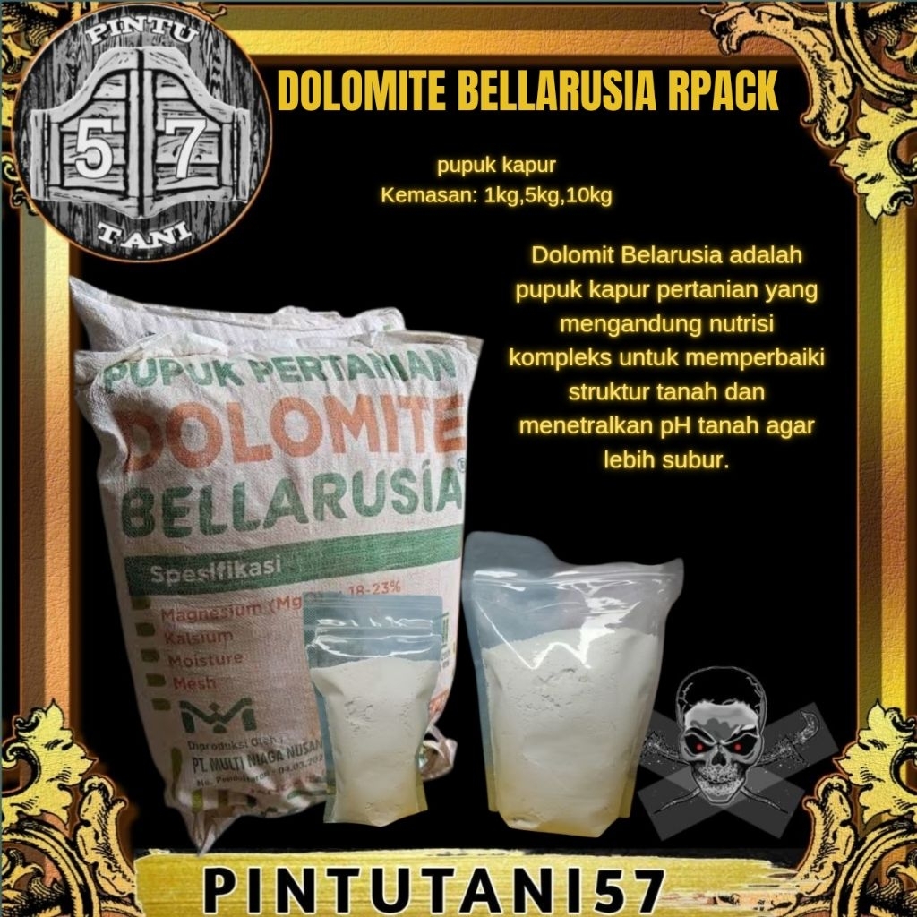 PUPUK DOLOMIT BELLARUSIA KEMASAN 5KG REPACK