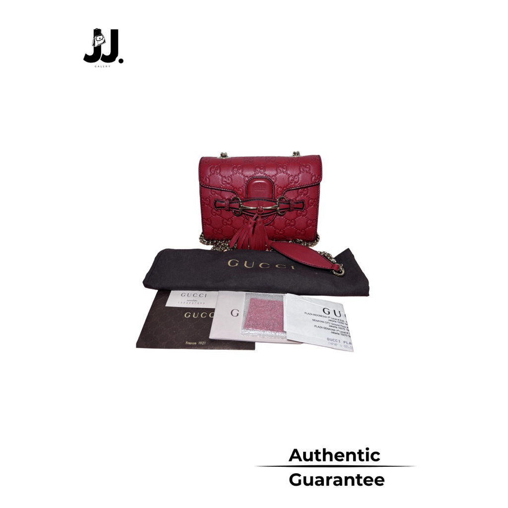 Recipt Plasa Indonesia - Gucci Sling Bag Authentic Full Set (Belum Admin Shope)