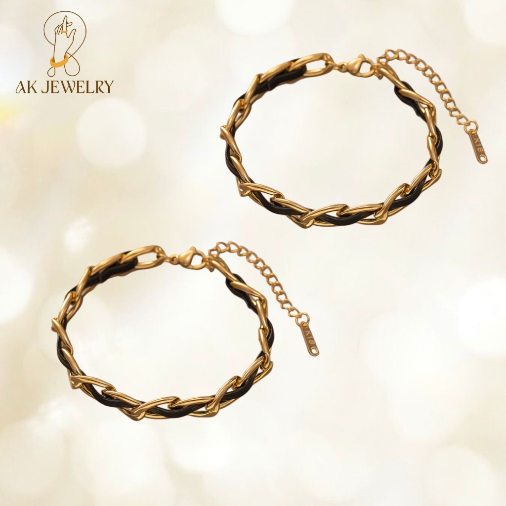 BR15 / Gelang Titanium Fashion / Gelang Fashion Wanita Antikarat / Gelang Fashion Kekinian