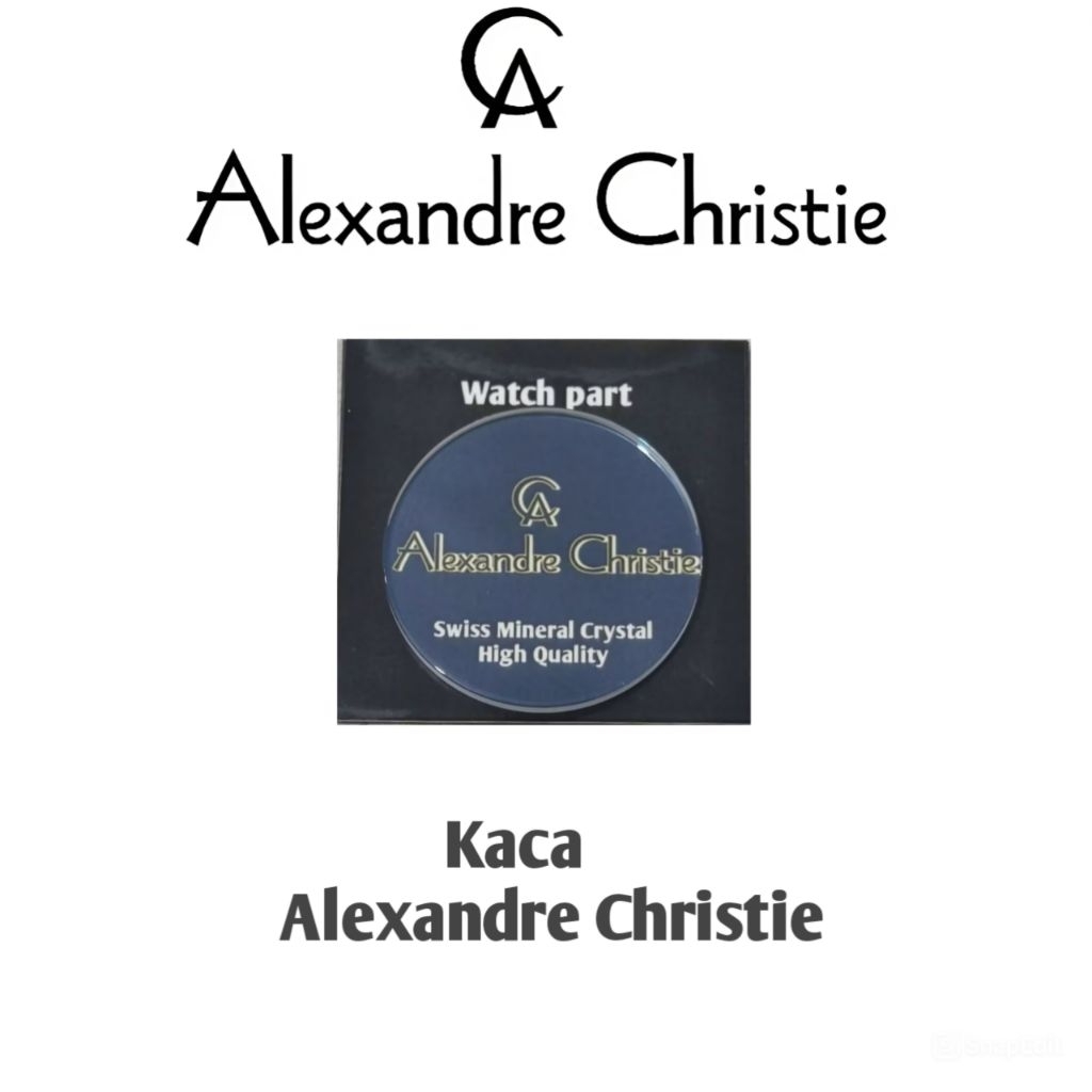 Kaca untuk Jam Tangan Alexandre Christie Tipe AC 6532MC, 6308MC, 6600MC, 2932BF, 6274MC, 6609MC, 650