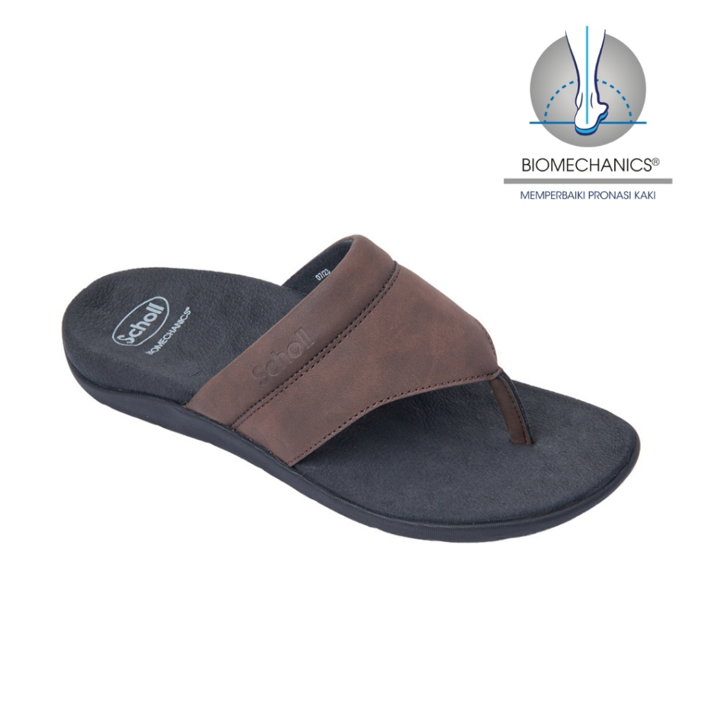 Scholl Biom Teo Brown 412 Sandal Pria