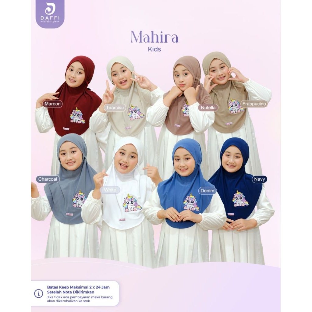 Daffi hijab- Mahira kids - Hijab anak
