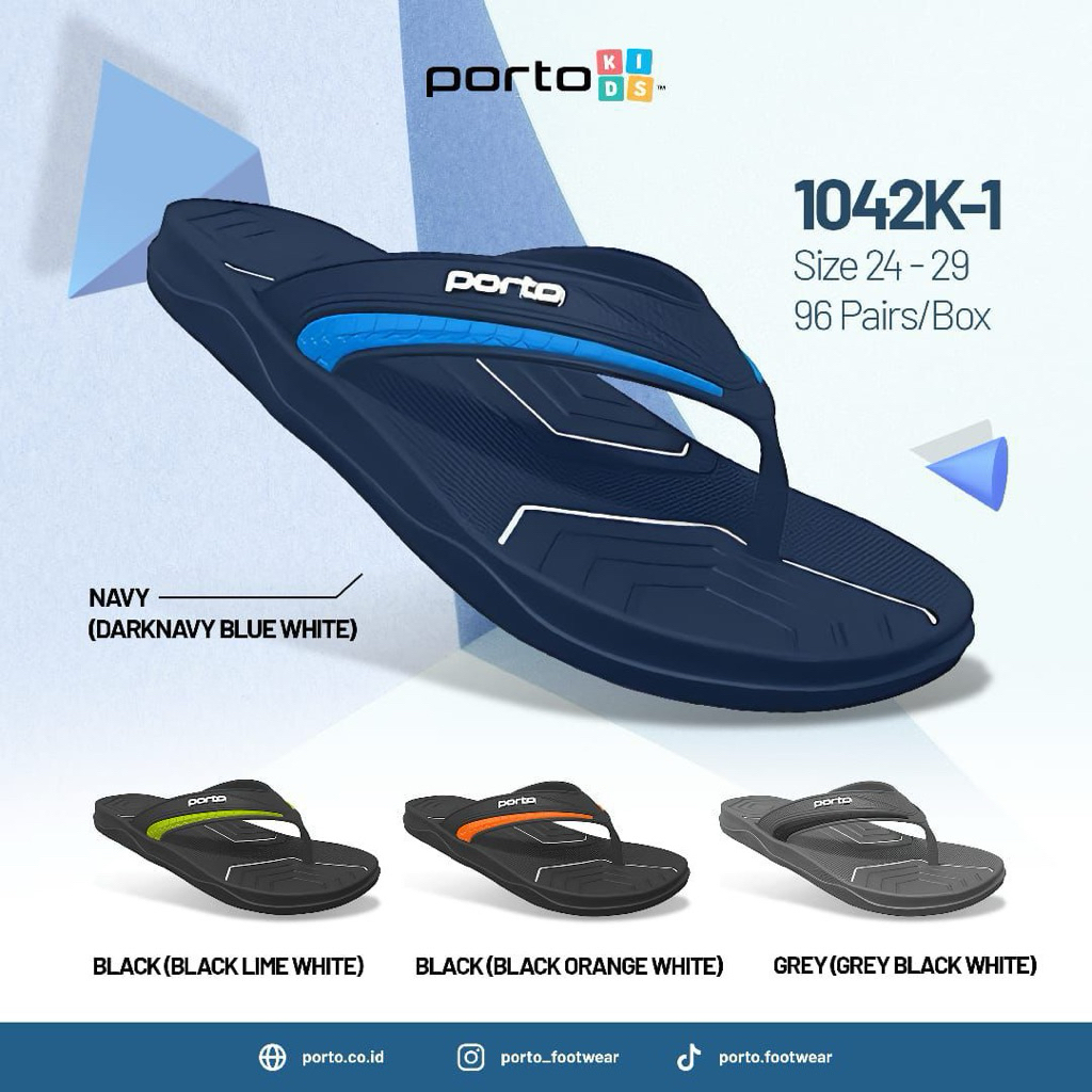 PORTO SANDAL ANAK TANGGUNG JAPIT KARET