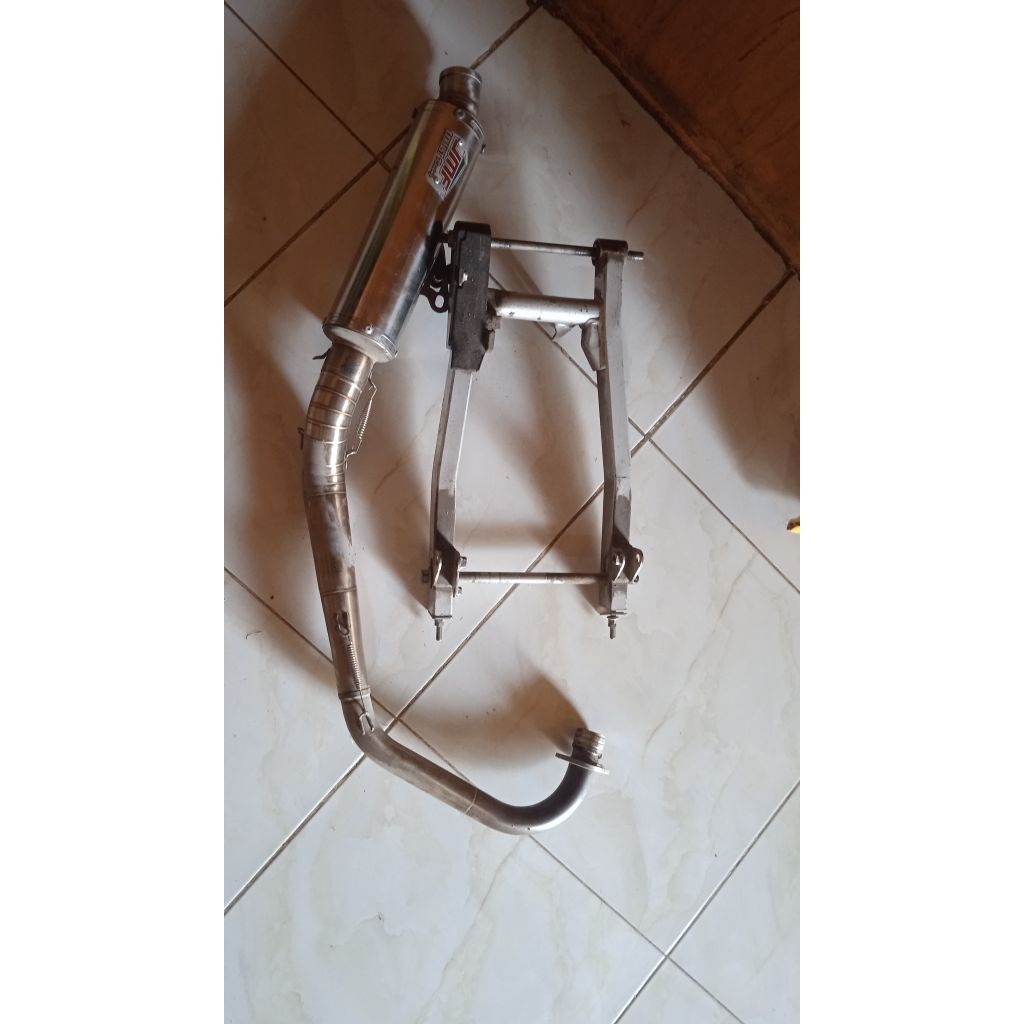 Knalpot JMF Sarlos leheran gss arm kaze ori pnp gl100