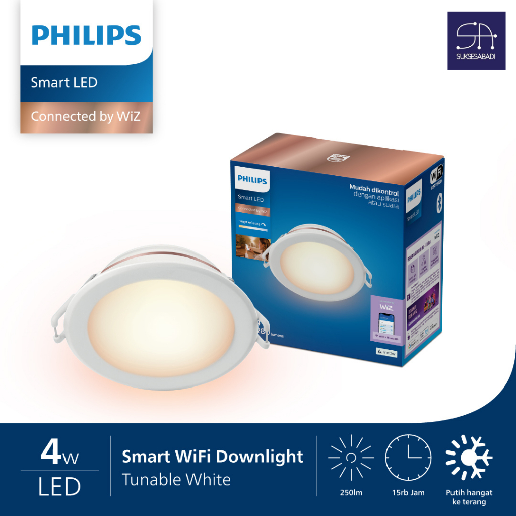 PHILIPS SMART WIFI LED DOWNLIGHT 4 WATT