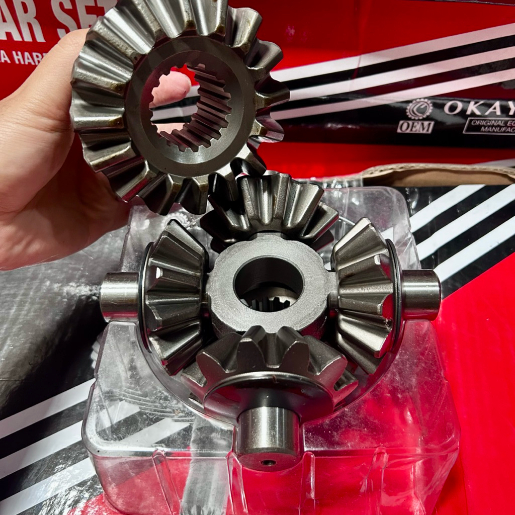 GIGI BOLU SET CANTER OKAYAMA JAPAN ASLI GIGI GARDAN DIFF CASE PART GARDAN CANTER LENGKAP ORI OKAYAMA