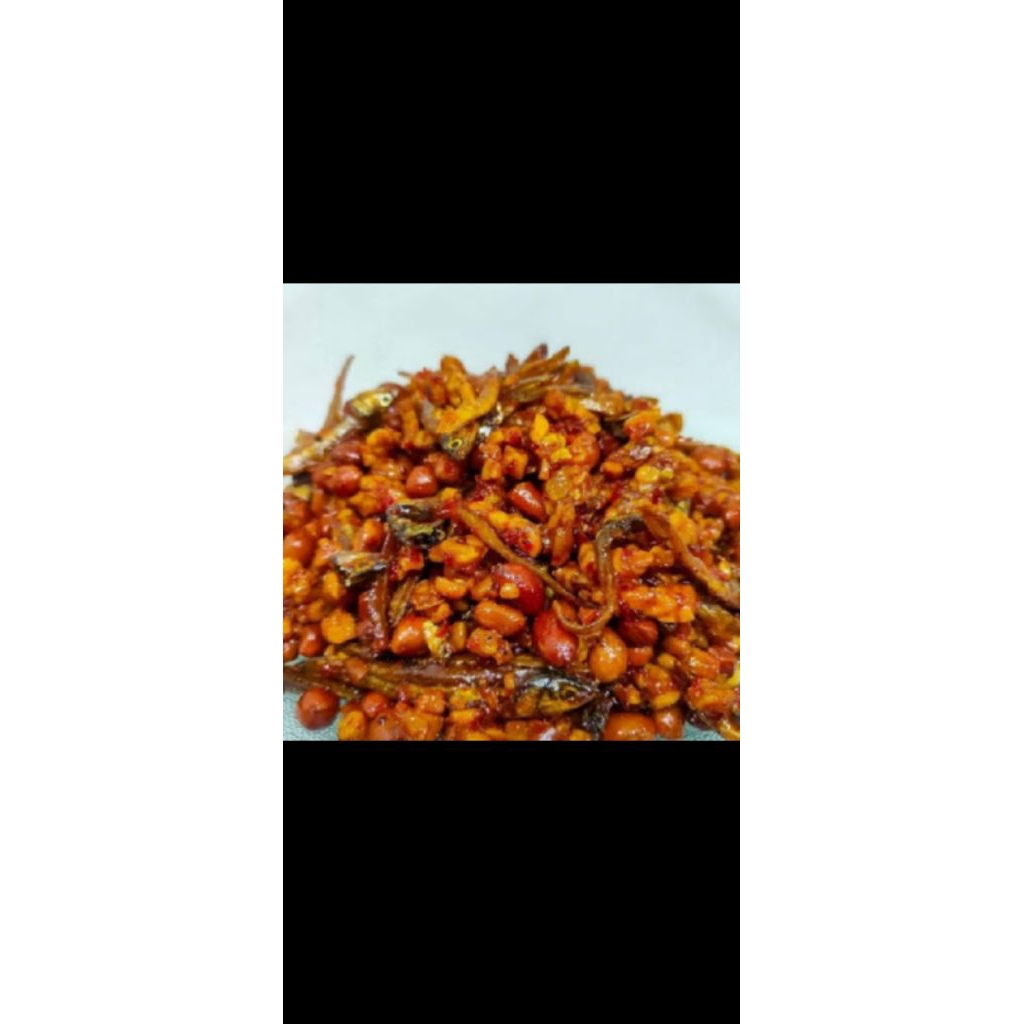 oreg kering tempe dan teri pedes simpel bisa langsung dikonsumsi