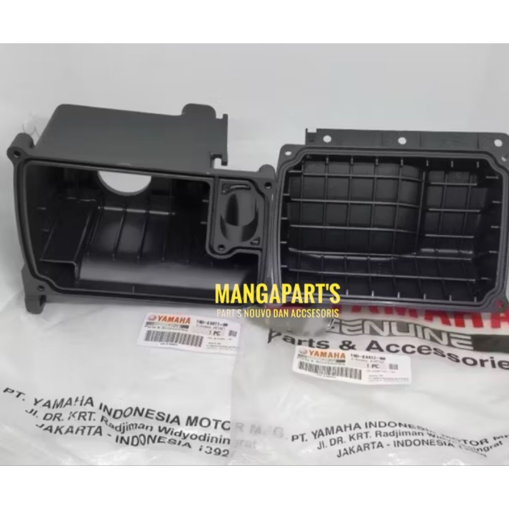 Box filter Mio soul karbu Original Yamaha box dan tutup filter Mio Soul Karbu