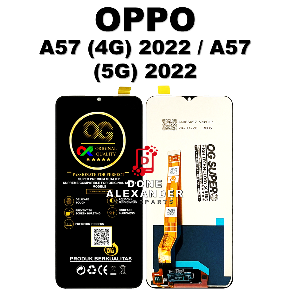 LCD TOUHSCREEN OPPO A57 4G 2022 / A57 5G 2022 COMPLETE ORIGINAL 100% FULLSET
