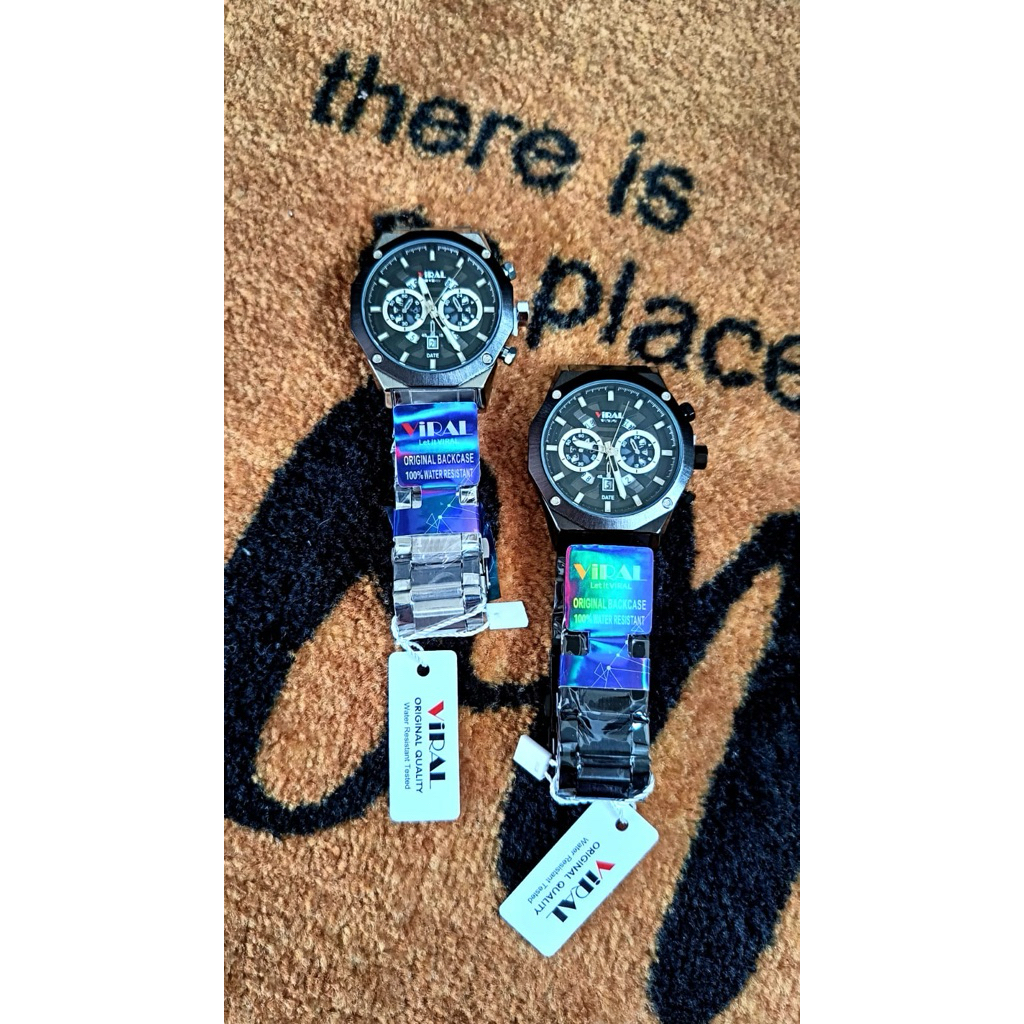 Jam Tangan Rantai Pria Tanggal Aktif ViRAL