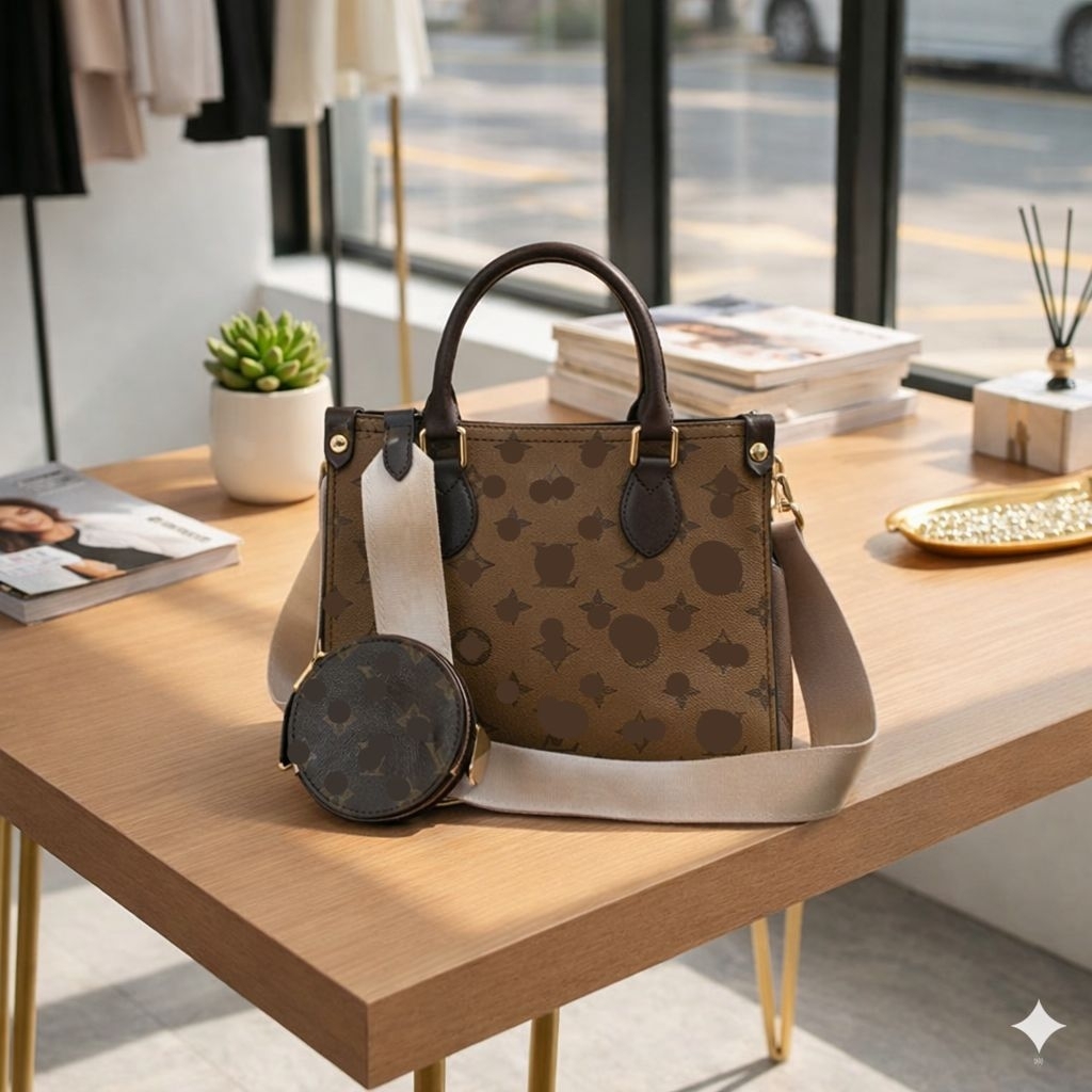 [LIMITED COLLECTION] TAS WANITA - ON THE GO LUV 25 REVERSE - PLATINUM