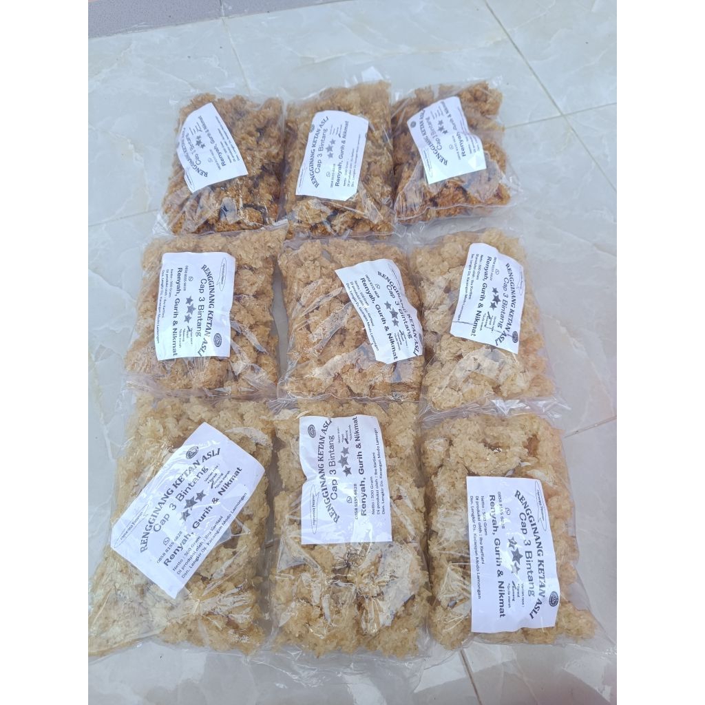 RENGGINANG CENIL/JUMPUT TANPA JEMUR ENAK RASA BAWANG TERASI GULA MERAH