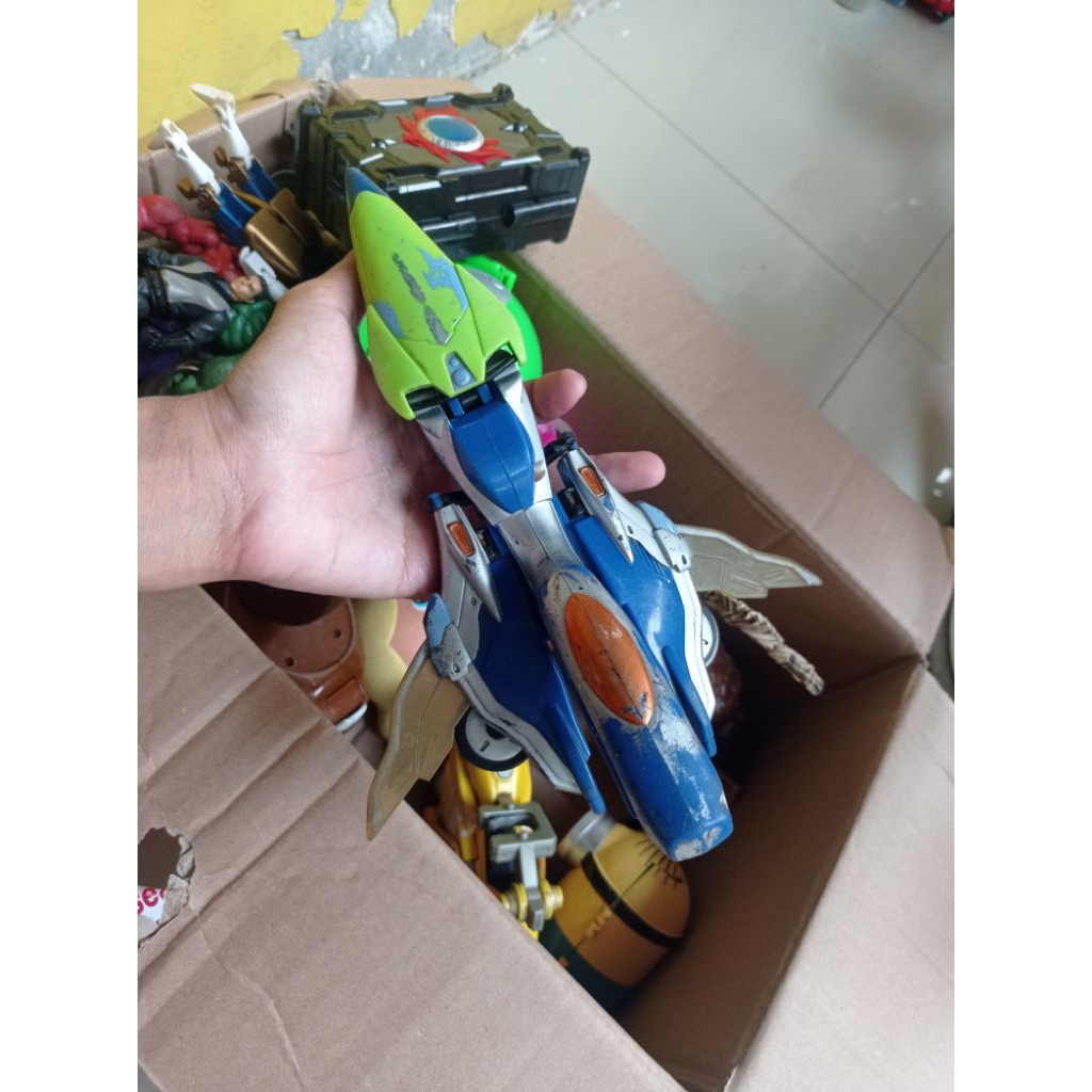Figure Preloved - Pesawat Zord Original Bandai