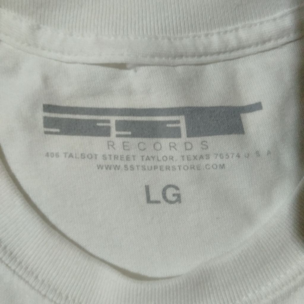 Kaos Band BLACK FLAG Original Size LARGE - Suicide