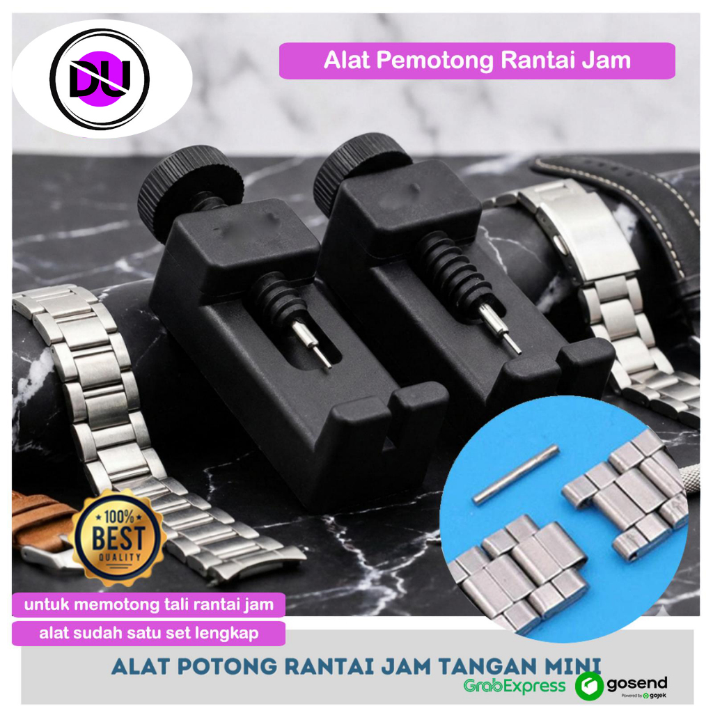 Alat Pemotong Rantai Jam Tangan Mini Bahan Plastik Berkualitas Alat Service Pembuka Pin Jam Serbagun