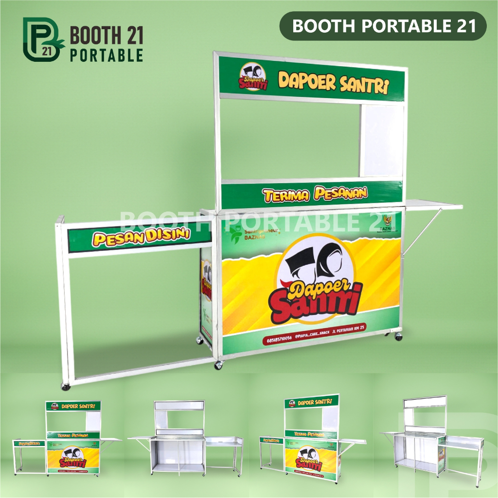 Booth Portable Meja Lipat Jualan Booth Portable 21 Model Meja Dalam Kompor