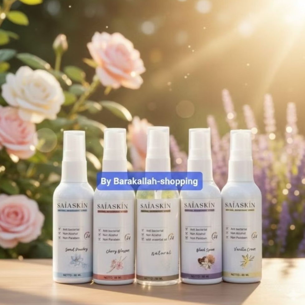 Saia Skin Deodorant Tawas Spray 60ml