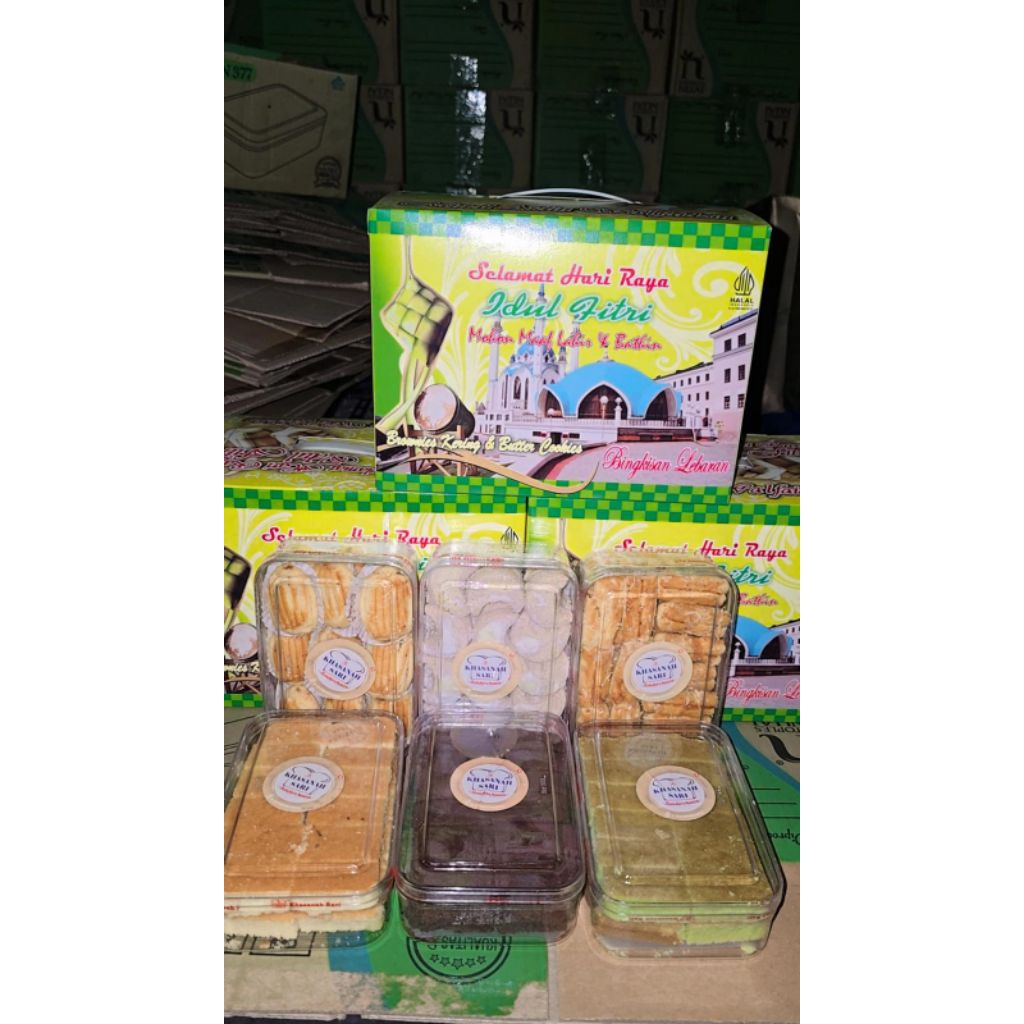 kue kering paket  kue lebaran khasanah sari