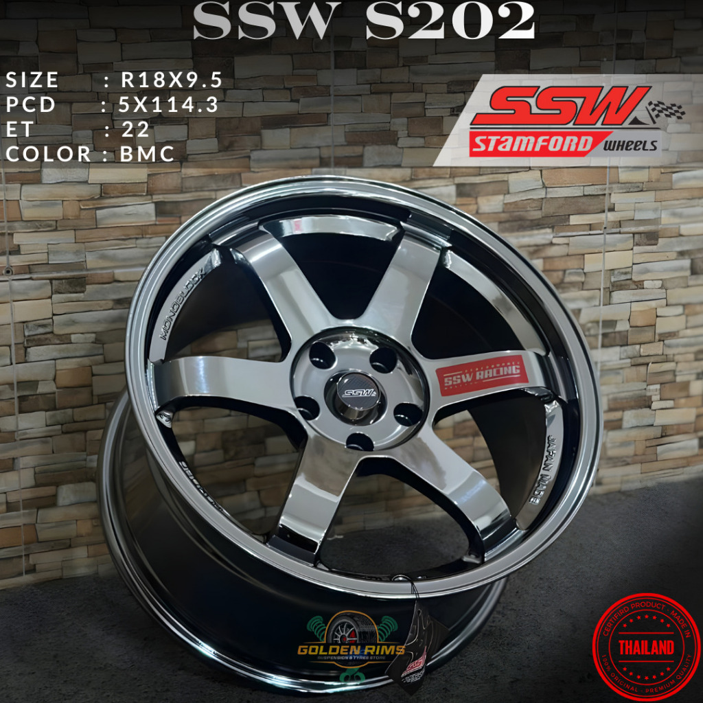 Velg Mobil Ssw S202 R18 Bisa Untuk Innova Reborn Zenix Venturer Hrv Xpander Rush Dll