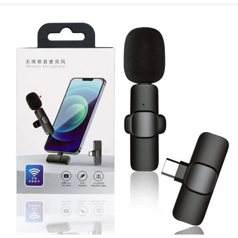 TERMURAH Mic Wireless Hp Vlog Youtuber Portable Mic for Android