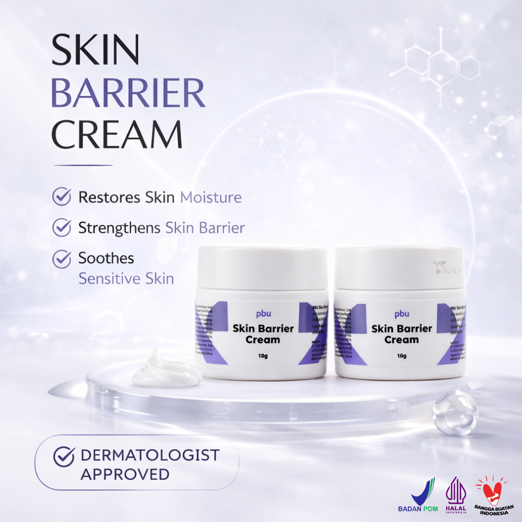 PBU Skin Barrier Cream Krim Pelembab Wajah Semua Jenis Kulit dan Sensitif