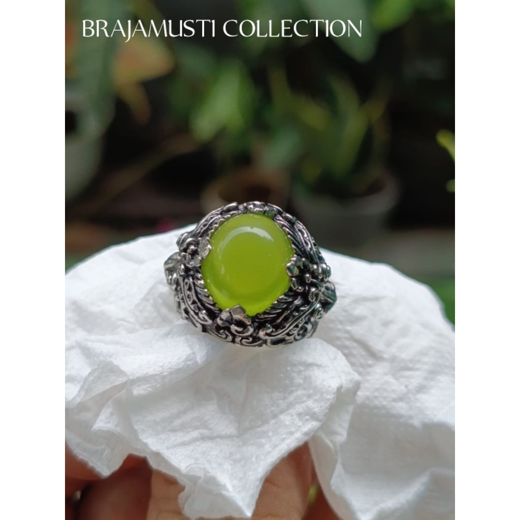 Cincin Giok Aceh Indocrase Ring Barong