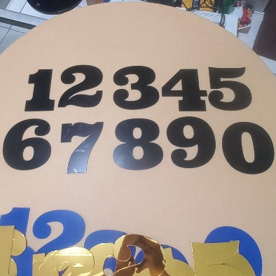 Nomor Rumah Angka | Nomor Rumah Cluster Akrilik Angka Tempel | Nomer Rumah Minimalis