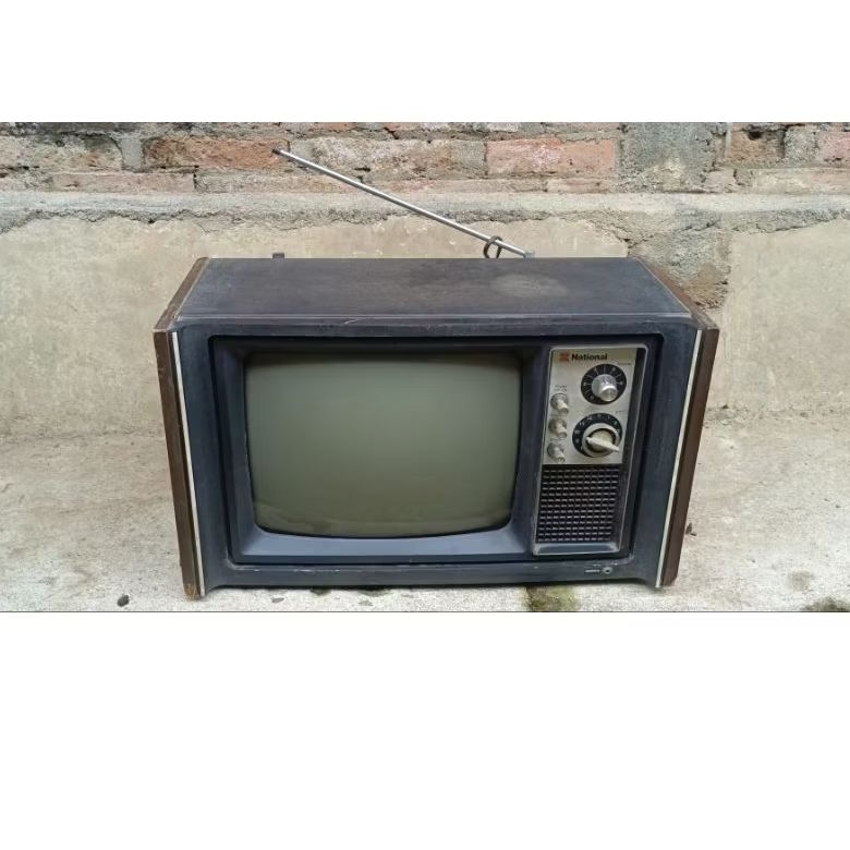 tv antik national lawas vintage