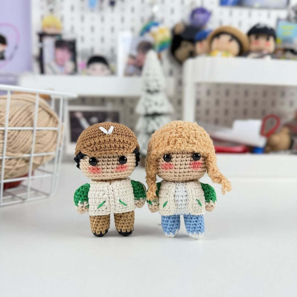 Amigurumi TAEKOOK "Human Made" | Handmade keychain