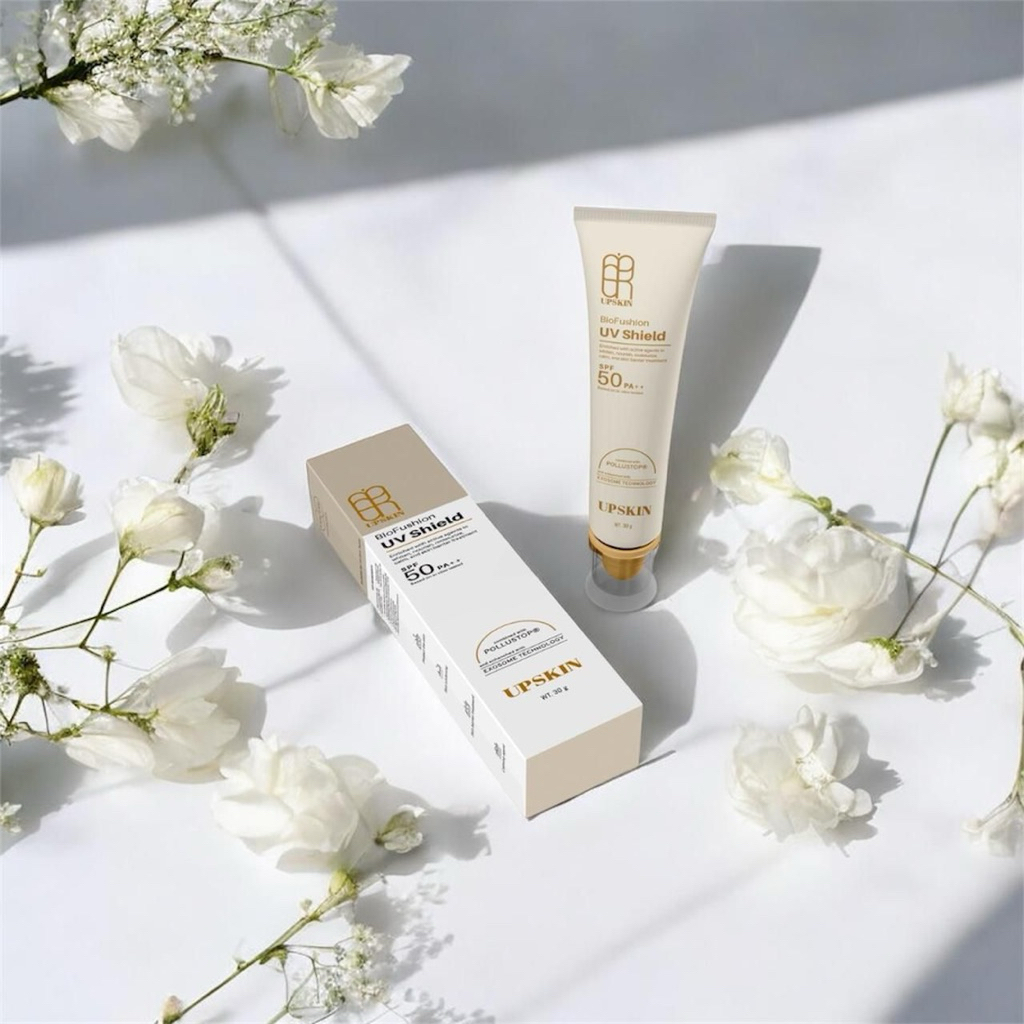 Upskin BioFusion UV Shield SPF 50 PA++ (30g) / Treatment sunscreen untuk wajah