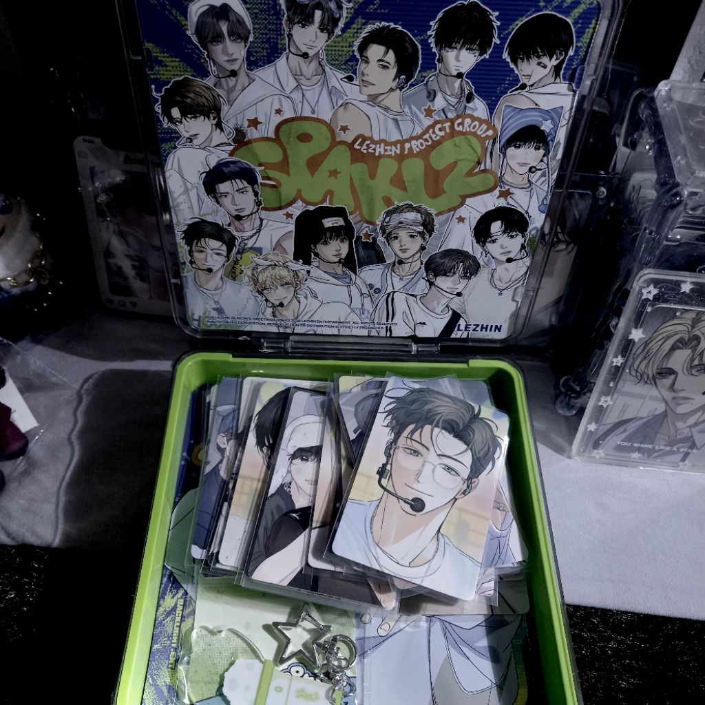 SG26 Lezhin Spaklz SET Photocard + Postcard Calendar Ban R2R/Run to Red & Evon Black Pony (SSG26 Sea