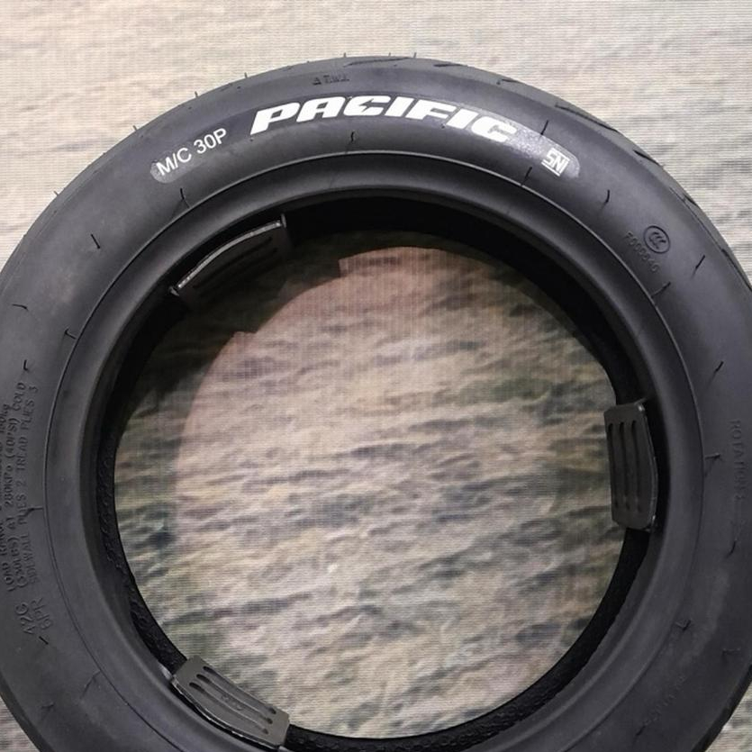 BAN LUAR SEPEDA LISTRIK TUBLESS MEREK PACIFIC ORIGINAL , BAN LUAR SELIS 14 X 2.50 UNIVERSAL EXOTIC