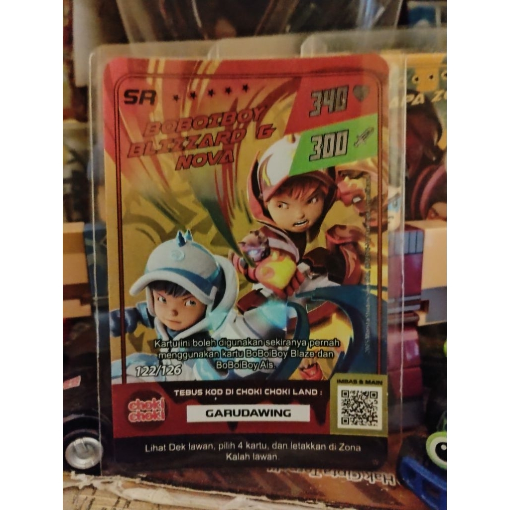 Monsta Galaxy Card Boboiboy Kartu emas SR dan AR Original Choki Choki