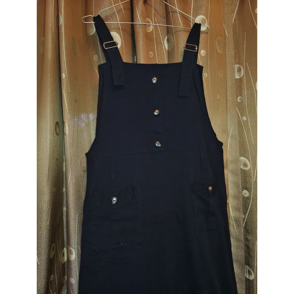 JumpsuitRokWanitaJumboHitam