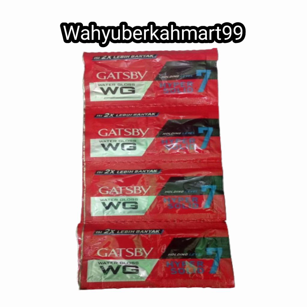 Gatsby Minyak Rambut 1 Renceng 12 (24 Sachet)