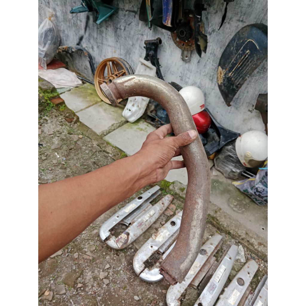 Leheran knalpot scorpio z original copotan