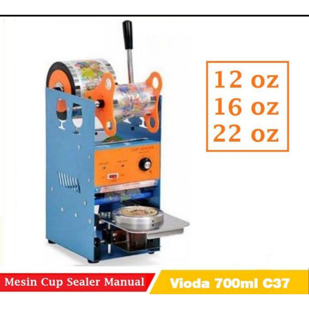 Mesin Cup Sealer Alat Press Gelas Minuman 22OZ 16OZ 10OZ | Alat Press Penyegel Gelas