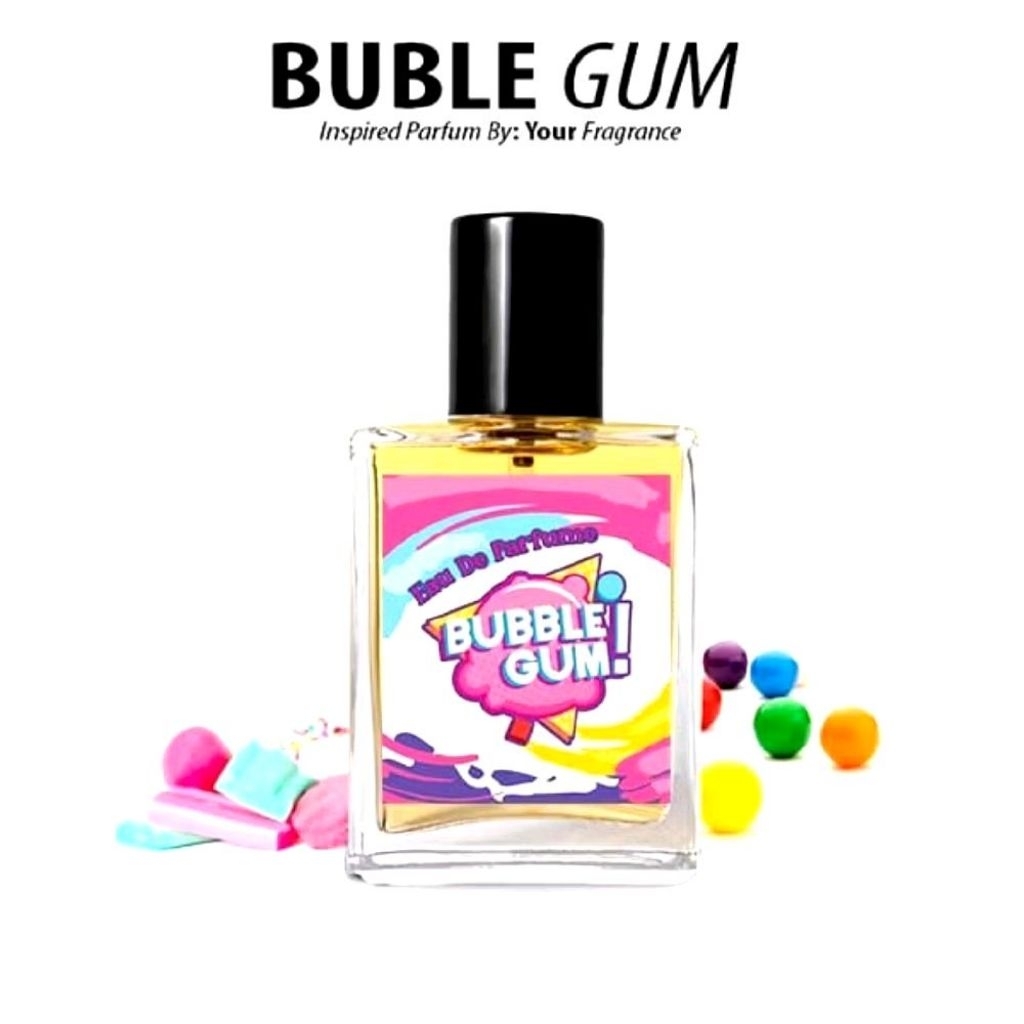 [ 30ML ] Parfum Aroma Permen Karet / Buble Gum Untuk Pria Dan Wanita / Minyak Wangi Cewek Cowok Rema
