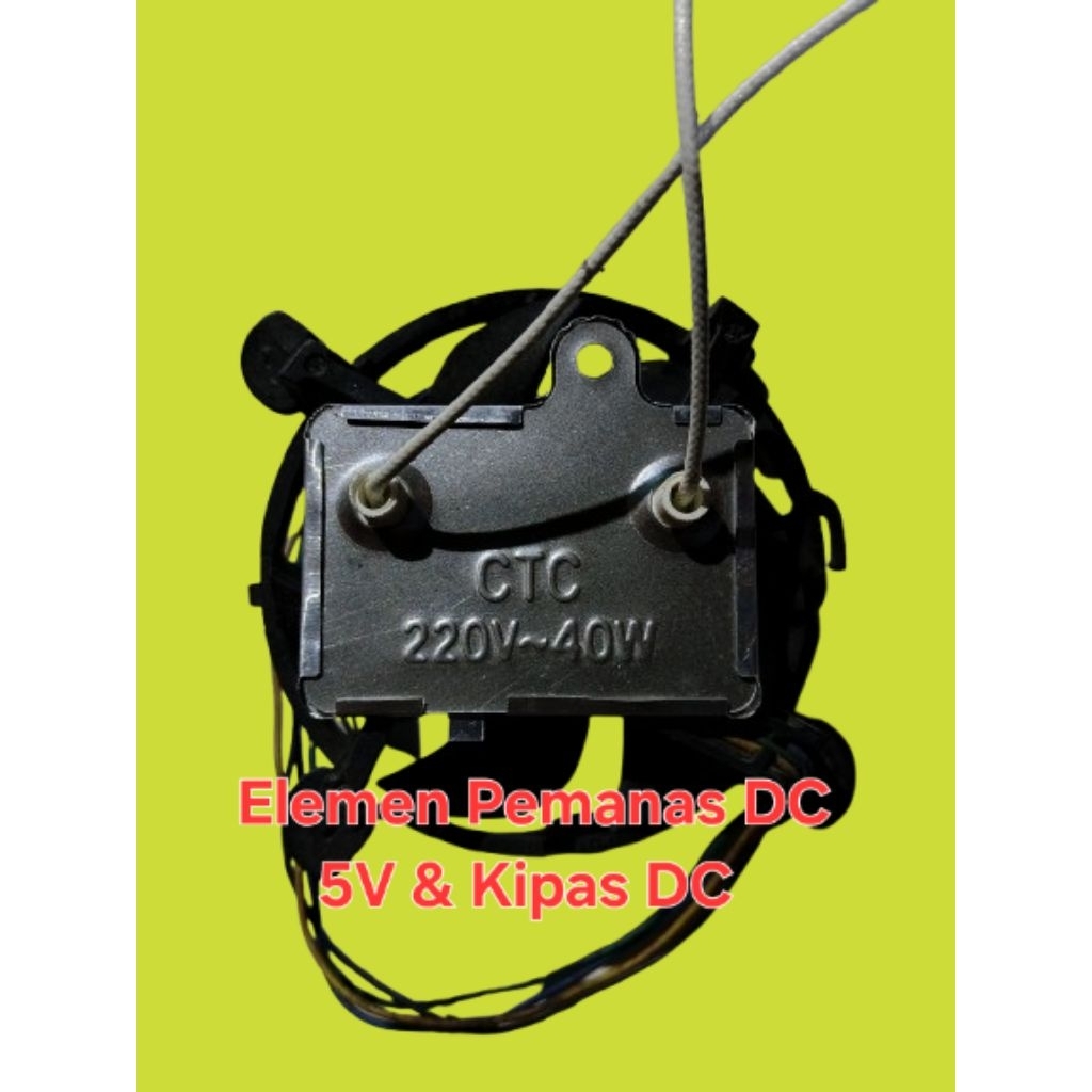 ELEMEN PEMANAS HEATHER DC 5V + KIPAS DC